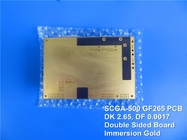 Hybride die PCB op scga-500 GF265 Hoge Frequentie Materiële en Hoge Tg Fr-4 met Onderdompelingsgoud wordt voortgebouwd