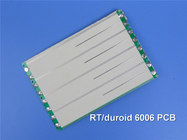 Rogers RT/duroid 6006 2-laag rigide PCB keramische PTFE composieten Immersion Gold 2,03 mm dik