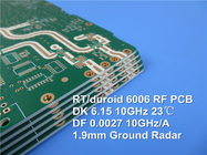 Rogers RT/duroïde 6006 Laminaten voor hoogfrequente schakelingen Dubbelzijdige starre PCB's groen