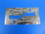 RT/duroïde 6035HTC Double-sided high frequency stijf PCB met 1 oz koper en onderdompeling goud voor RF/microwave