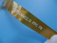 Dubbele toegang flexibele PCBs de Raad van 2 Laagpcb Productieonderdompeling Gouden Polyimide PCBs