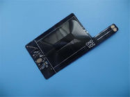 Het dubbele Prototype Flexibele PCBs van toegangs flexibele PCBs met Zwarte Coverlay-kleur Polyimide PCBs