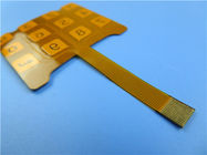 Kies Opgeruimde Flexibele die PCBs uit op pi-Materiaal met 3M Tape en Onderdompelingsgoud wordt gemaakt voor Toetsenbordtoepassing
