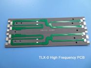 Tlx-0 Microgolfpcb 2 laag Laag DK 2,45 Taconic Hoge Frequentiepcb 62mil 1.575mm met Onderdompelingszilver