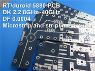 RT/Duroid 5880 PCB van 31mil 0.787mm Rogers High Frequency voor Punt om Digitale Radioantennes te richten