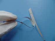 De tweezijdige flexibele Witte coverlay Flex PCBs Kabel Polyimide PCBs van PCBs met Onderdompelingsgoud