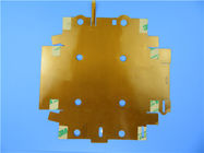 Tweezijdige Flexibele PCB-raad met dikke 0.15mm en Onderdompelingsgoud
