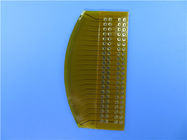 Eenlaagse kleefstof flexibel pcb gebouwd op polyimide met onderdompeling goud voor instrumentenpaneel