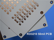 Rogers rf PCBs op RO3210 50mil 1.27mm DK10.2 met Onderdompelingsgoud wordt voortgebouwd voor de Antennes die van het Microfilmflard