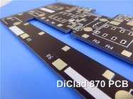 Rogers DiClad 870 PCB Geweven Glasvezelversterkte PTFE-gebaseerde 31mil 93mil 125mil Magnetron PCB