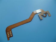 Zware Koperraad 2 oz Tweezijdige flexibele PCBs met 0.3mm dikke Polyimide PCBs Onderdompeling Glod