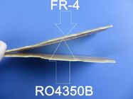 Rogers Tweezijdige die HF PCB op 10mil (0.254mm) wordt voortgebouwd RO4350B met Onderdompelingsgoud
