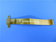 Tweezijdige Flexibele PCBs bouwde op Polyimide met dikke 0.15mm en Onderdompelingsgoud voort voor Vertoning Backlight