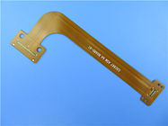 Multilayer Flexibele Gedrukte Kring (FPC) 4 lagen Flex PCB met Dikke 0.25mm en Onderdompelingsgoud voor Vertoning Backlight