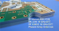 Rogershf PCB op RT/Duroid 6002 60mil 1.524mm DK2.94 met Onderdompelingsgoud wordt voortgebouwd voor Commerciële Luchtvaartlijnbotsing Avoidanc die