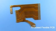 Tin-geplateerde Flexibele Gedrukte Kringsraad FPCB met Versteviger Fr-4 voor LCD Module