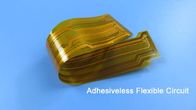 Adhesiveless Flexibele Gedrukte die Kring FPC op Transparante Dunne die Glueless Polyimide met Goud wordt voortgebouwd voor het Volgen wordt geplateerd