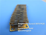 Rogers RT/Duroid 5870 31mil 0.787mm Hoge Frequentiepcb voor Radarsystemen