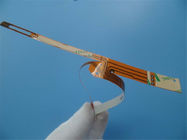 De tweezijdige flexibele Witte coverlay Flex PCBs Kabel Polyimide PCBs van PCBs met Onderdompelingsgoud