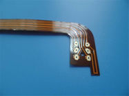 Zware Koperraad 2 oz Tweezijdige flexibele PCBs met 0.3mm dikke Polyimide PCBs Onderdompeling Glod