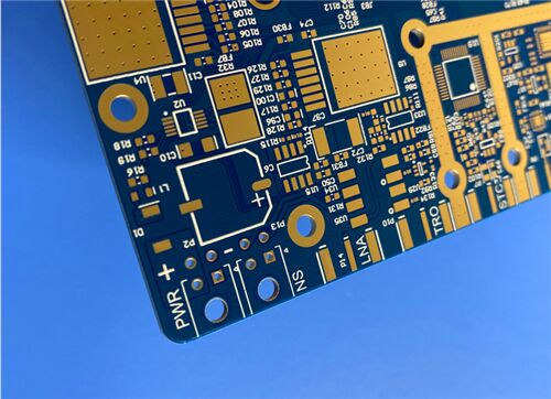 10-laags hybride hoogfrequente PCB RO4003C koolwaterstofkeramische laminaten + 370HR FR-4 epoxysystemen Immersion Gold Finish