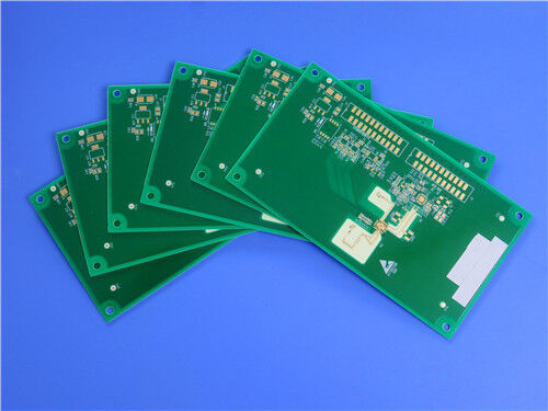 8-laags Hybride Hoge-Frequentie PCB – RO4003C (Rogers) + S1000-2M (Shengyi) met Blind Vias & Hars-Gevulde Vias