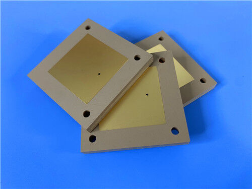 Rogers TMM3 Thermoset Microwave Laminate gebruikt voor de productie van Custom 100mil 2-Layer PCB Solution
