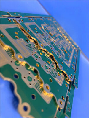 Koperfolie voor hoogfrequente circuitmaterialen 6 laag board gebruikt een RO4350B + IT-180A hybride PCB-ontwerp