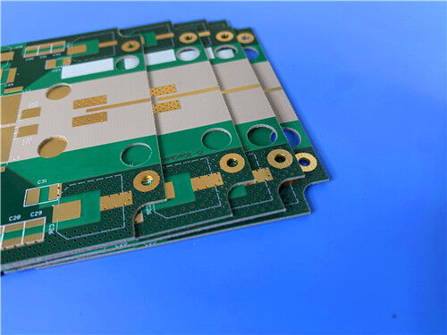 Rogers RT/duroïde 6202 DK 2.94 tot en met 3.06 Hoogfrequente laminaat- en vervaardigde PCB-oplossingen op 20 millimeter substraat met ENIG