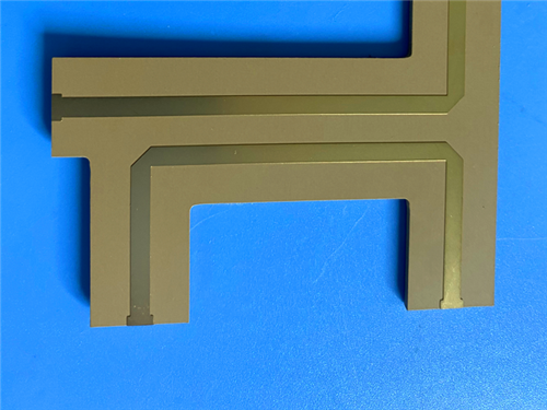 TF440 Keramisch gevulde PTFE-laminaten en op maat gemaakte 2-laag rigide PCB's gebouwd op een substraat van 25 mil met onderdompelingsgoud