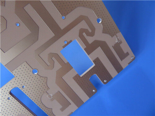 Rogers RO3010 DK 10.2 Hoogfrequente laminaat en gemengd materiaal 4-laag 1.27mm + 0.076mm + 1.27mm PCB voor RF-microgolf