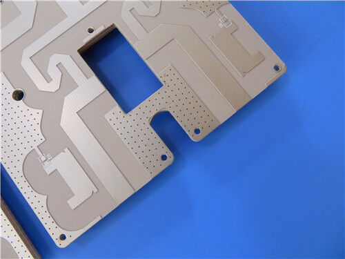 Rogers CLTE High-Frequency Laminate en Ultra-dunne PCB gebouwd op 0,135 mm substraat met Immersion tin afwerking voor Patch-antennes