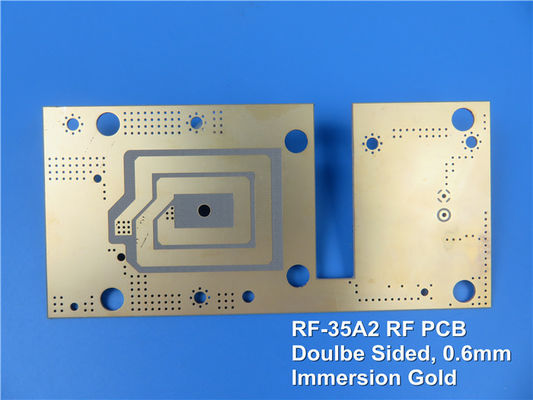 Taconic rf-35A2 Raad van de Hoge Frequentiekring 20mil 0.508mm het Tweezijdige rf-Goud van de de Deklaagonderdompeling van PCB