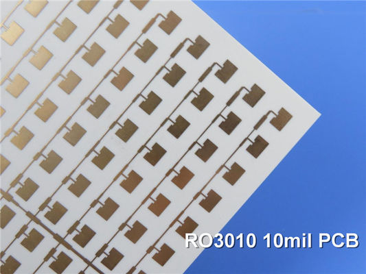 De 2-laag Rogers van PCB van de Rogersro3010 Hoge Frequentie 3010 van de de Kringsraad DK10.2 DF 0,0022 van 10mil 0.254mm Gedrukte de Microgolfpcb