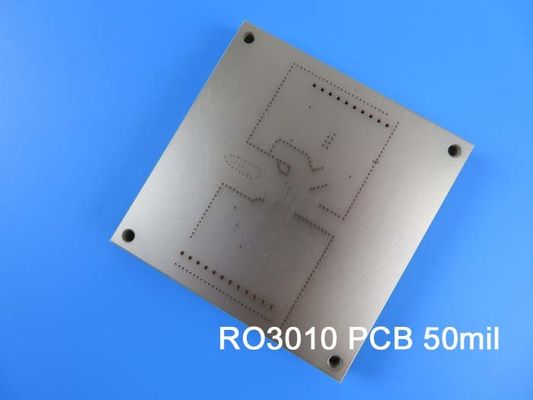 Rogers RO3010 RF Printed Circuit Board 2-Layer Rogers 3010 50mil 1.27mm RF/Magnetron PCB met Immersion Silver